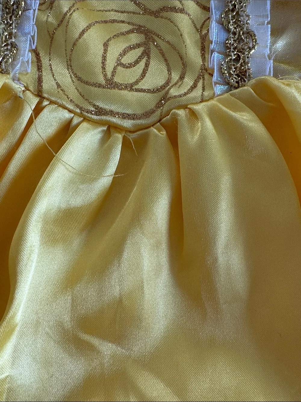 Disney Yellow Belle-Inspired Girls' Princess Dress